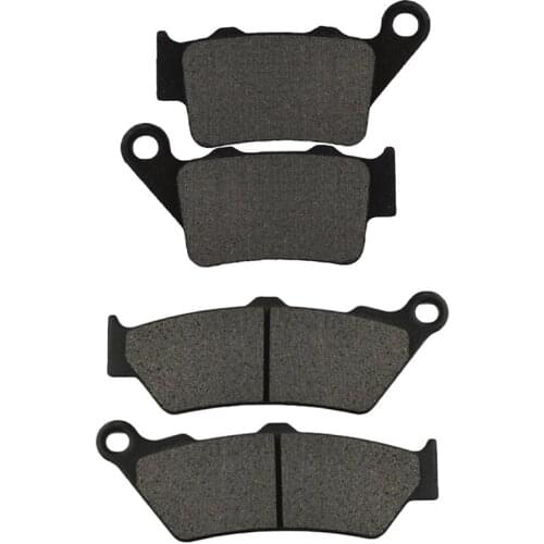 Motorcycle Front + Rear Brake Pads Disks for BMW F 650 GS 1999-2007 F650 F650GS LT209-208