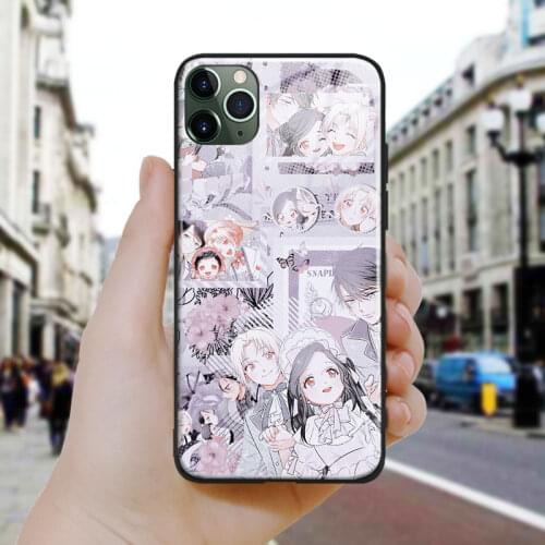 Lady baby manhwa manga anime Soft Silicone Glass Phone Case Cover Shell For iPhone SE 6 6s 7 8 Plus X XR XS 11 12 Mini Pro Max