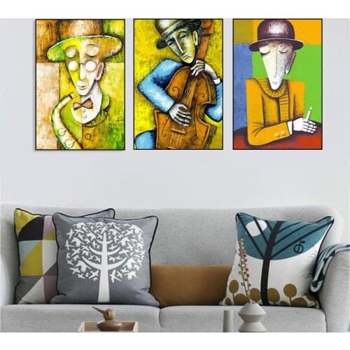 Nordic Canvas Painting Abstract Art Man Wall Art Poster Picture Home Decor Children Bedroom Living Room Home Decor Poster