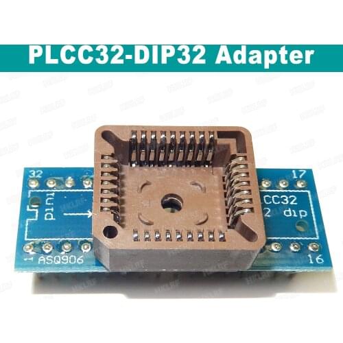 PLCC32 to DIP32 Adapter Sockets For TL866ii Plus RT809H Programmer
