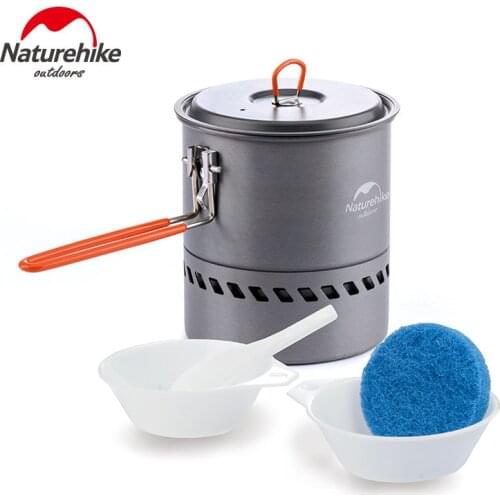 Naturehike Portable Picnic Barbecue Outdoor Camping Pot Cookware For Free Accessories 2 Outdoor Bowls 1 Spoon