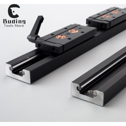 SGR15 SGR20 SGR25 SGR30 3/4/5 wheel with lock slide block 500mm 1000mm customizable guide rail slider linear actuator Square