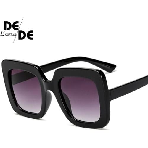 Oversized Sunglasses Women Large Size Sunglasses Men Square Colorful Frame Vintage Big Retro Sun Glasses Female Male UV400