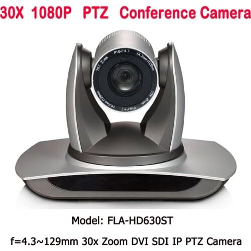Super zoom 30x broadcast and conference camera IP SDI DVI interface for photo studio accessories