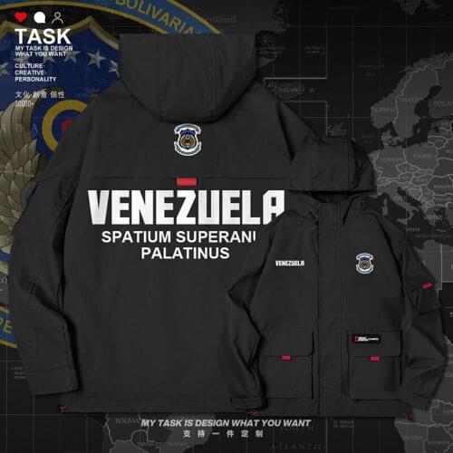 Venezuela Venezuelan VEN men jacket hooded air force logo army fan chaquetas hombre top trench coat men printed autumn clothes