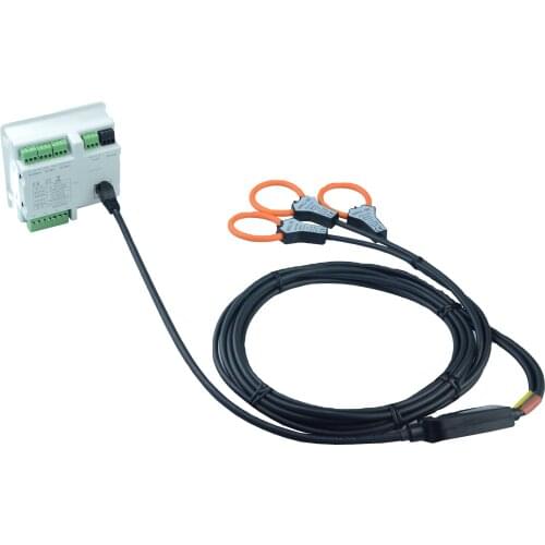 High quality Flexible Rogowski coil current sensor with built-in Integrator and RJ45 / 8Pin connector