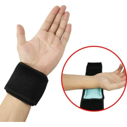 1pcs Wrist Ice Pack Wrap Hand Wrist Support Brace with Hot & Cold Gel Compress Packs for Pain Relief Carpal Tunnel Arthritis