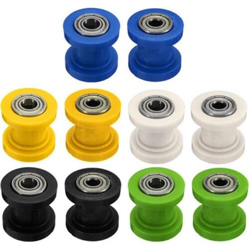 8mm Universal Motorcycle ATV Chain Pulley Roller Silder Tensioner Wheel Guide Motorcycle автомагнитола Accessories Boutique New