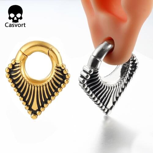 Casvort 2PCS New Fashion Ear Weight Hangers Plug Tunnel Body Jewelry Piercing Ear Gauges Expander Pair Selling