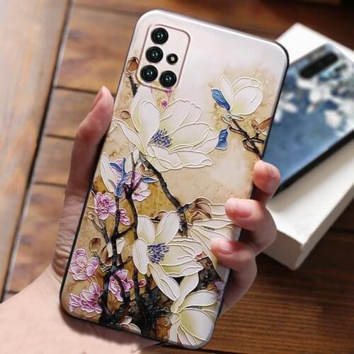 Flowers Phone Case For Fundas Samsung Galaxy A51 A71 A50 A70 A50S A30S 2020 Case A515 For Samsung A51 A 51 71 50 Cases Cover