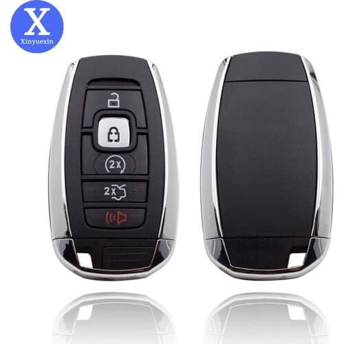 Xinyuexin New Remote Control Car Key Shell Case Fob for Lincoln Continental MKC MKZ MKX NAVIGATOR 2017-2020 5 Buttons Car Key