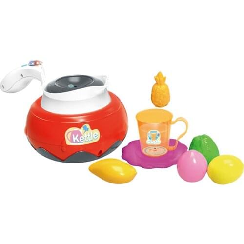 Kids Boys Girls Toys Kitchen Toys Set Minature Items Mini Simulation Pretend Play Cooking water cooking pot with fog for kids