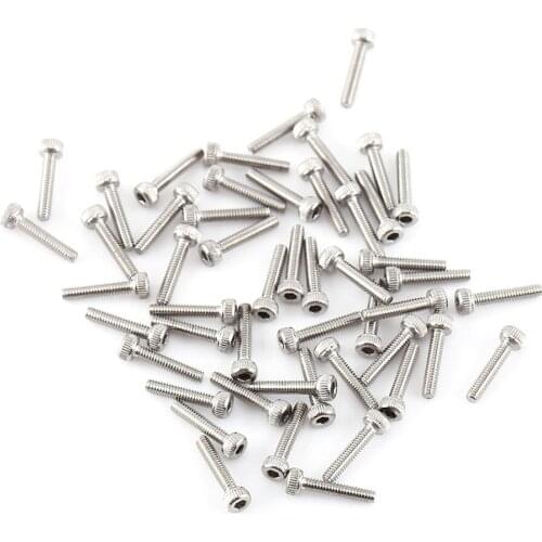 M2 Stainless Steel Allen Screws With Hex Nuts Washers Assortment Fasteners Nut Assortment Kit Set Box Combination Packages