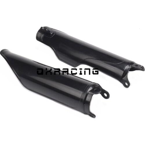 Motorcycle Plactic Front Fork Protectors White Guards For Honda CRF250R CRF450R 2004-2014 CR125R CR250R 2004-2007