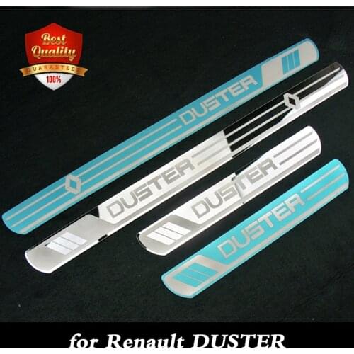 Stainless Steel Door Sill Scuff Plate Fit for RENAULT DUSTER 2010-2019