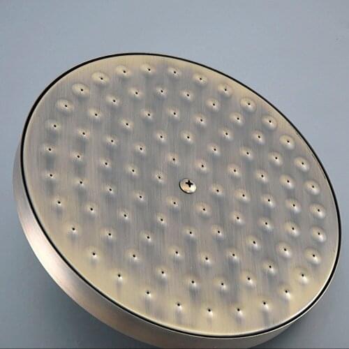 Antique Bronze Rainfall Bathroom Top Spray Rain Shower Head Accessories (Standard G1/2".)dsh255