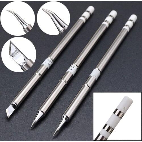 Newest Silver T12 Soldering Iron Tips Station Tip Handle Welding Replace For HAKKO