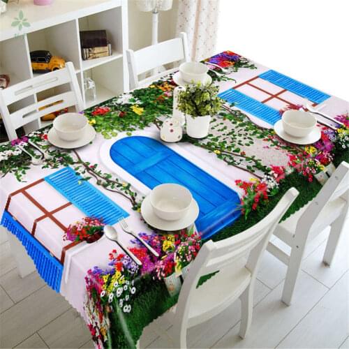 Gates Happiness Table Cover Rectangle For Wedding Party Banquet