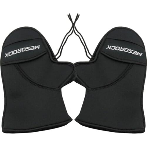 Motorcycle Handlebar Gloves Windproof Waterproof Warm Neoprene Grip Hand Covers Muffs Warmer Protective Motorbike For Winter New