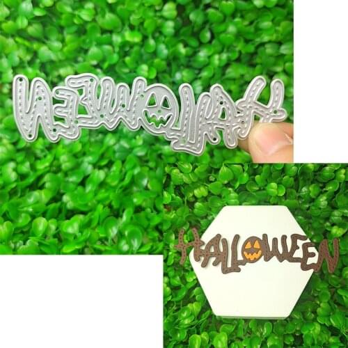 Metal cutting die is suitable for DIY scrapbook and greeting card album on Halloween, 3D creative pumpkin blessing 2021 NEW