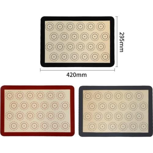 Macaron Silicone Baking Mat Heat-resistant Baking Pan Mat Cookie Non-stick Mat Oven Baking Mat