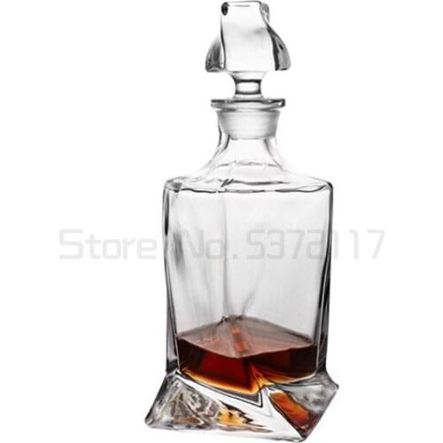 Special styling decanter whiskey household crystal glass wine bottle decanter set