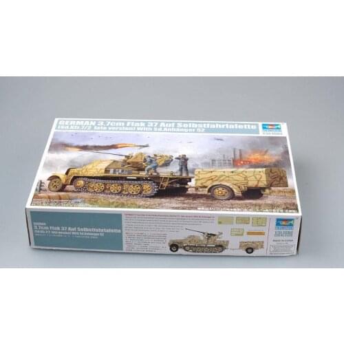 Trumpeter 1/35 01526 3.7cm Flak 37 Sd.Kfz.7/2 Late Version