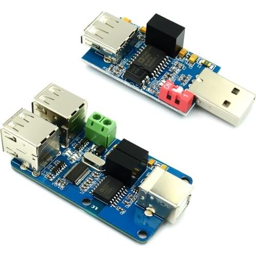 USB Isolator 1500V Isolator ADUM3160 Module Coupling Protection Board USB to USB Isolation with USB 2.0