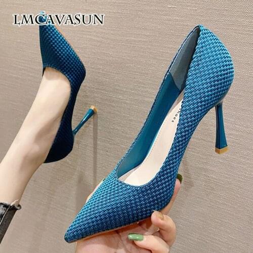 LMCAVASUN High heels womens toe sandals pointed toe stiletto heels 2021 new fashion