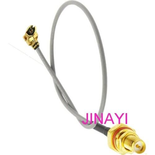 10pcs Gray 1.13 IPX U.FL to RP-SMA Waterproof Female Bulkhead O-ring pigtail cable 1.13mm 5cm 15cm 30cm