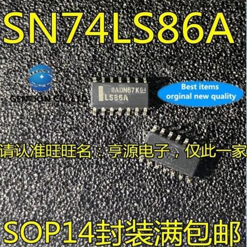 10Pcs SN74LS86 SN74LS86ADR LS86A 3.9mm narrow body in stock 100% new and original