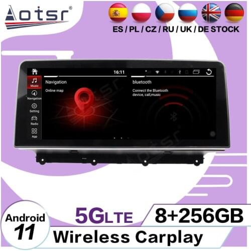 256GB Carplay Android 11 Multimedia For BMW X3 X4 F25 F26 2011 2012 2013 2014 2015 2016 2017 2018 GPS Car Stereo Radio Head Unit