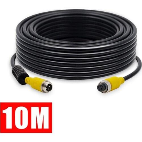 4 Pin Car Video DVR Cable Reversing Aviation Head Car Camera Video Cable Extension Cable Wire for Car Truck