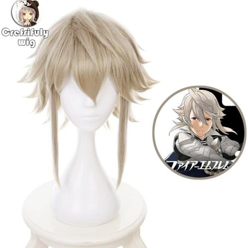 Fire Emblem Fates Cosplay Wig Anime Heat Resistant Synthetic Hair Halloween Costume Party Wigs For Men