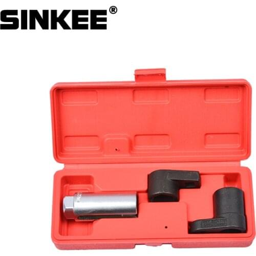 3pcs Oxygen Sensor Socket 6 Point Wrench 1/2" and 3/8" Drive 7/8" 22mm Universal Oxygen Sensor Switch Socket SK1087