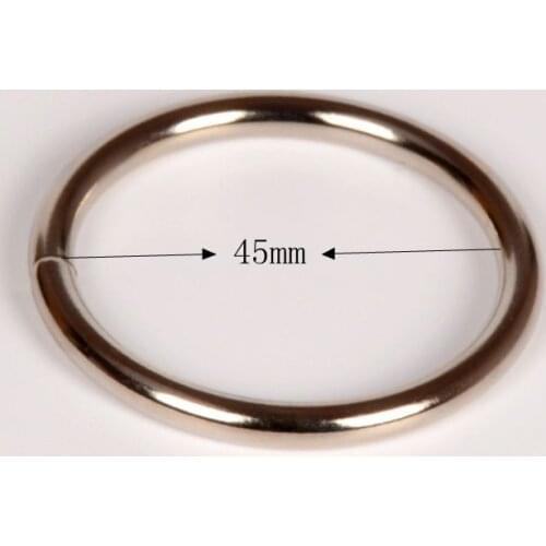 Metal Cock Ring Penis Ring 45mm Slave Sex Toys For Men