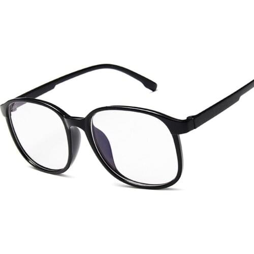 Fashion Big Glasses Frame Vintage Cat Eye Eyeglasses Women Brand Designer Transparent Eyewear Optical Clear Lens Spectacle