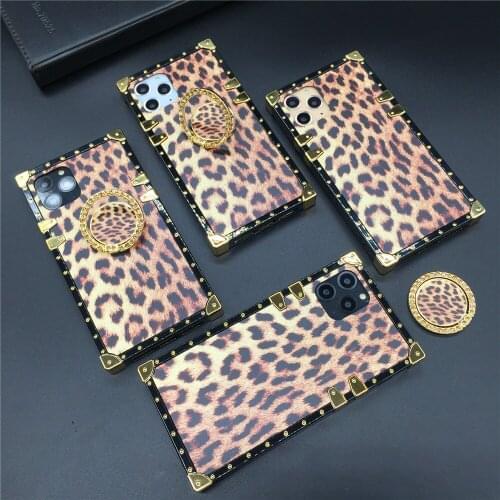 Fashion Sexy Leopard Pattern Phone Cover Coque Smooth Square Case for Motorola Moto G Play G Stylus Moto G Power 2021 One 5G Ace