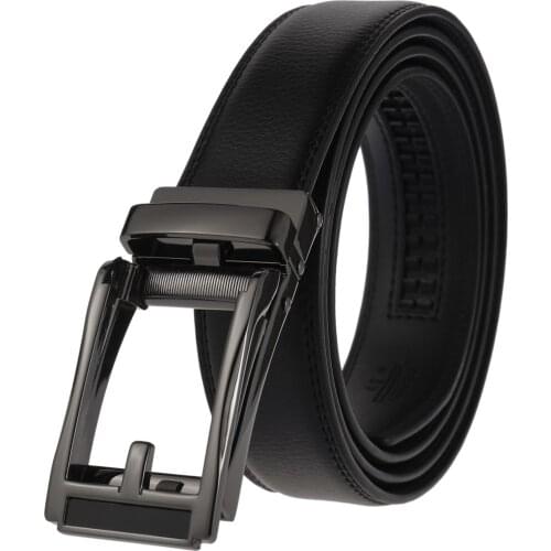 Men Leather Strap Male Automatic Buckle Belts Mens Authentic Girdle Trend Mens Belts Ceinture Fashion Designer LY133-22342-1