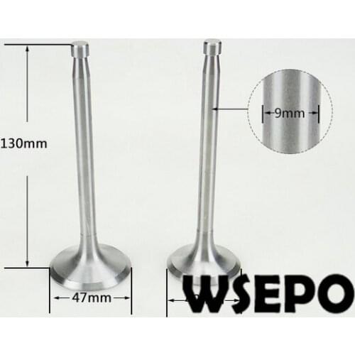 OEM Quality! Intake and Exhaust Valves Kit for ZS1110/ZS1115 4 Stroke Small Water Cooled Diesel Engine