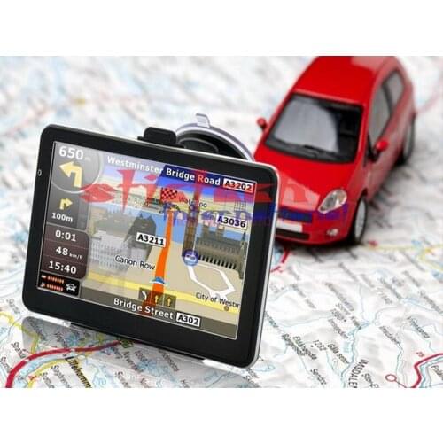 By DHL or Fedex 10pcs 5 or 7 inch HD Car TRUCK GPS Navigator 800MHZ FM/4GB/DDR 128M New Maps Russia/ Europe/USA+Canada TRUCK