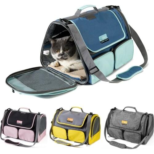 Cat Carrier Bag Dog Travel Bags Portable Cat Handbag Breathable Pet Bag for Cats Outgoing Pet Handbag Puppy Chihuahua Carrier
