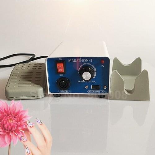Dental Laboratory, Nail Drill File & Podology, Hobby Marathon-3 Micromotor Polishing Grinder Power Engine 65W 35K RPM Only