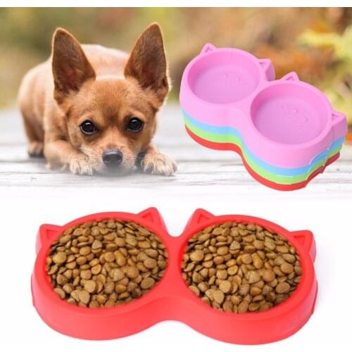 Plastic Pet Dog Feeding Food Bowls Puppy Slow Down Eating Feeder Cat Shape Dish Bowel Prevent Obesity Dogs Supplies