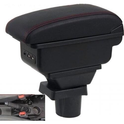 For Chevrolet Spark III armrest box central Store content box car-styling decoration accessory with cup holder USB