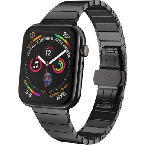 Correa for Apple Watch Armband Series 5 4 3 2 1 stainless steel strap for iwatch 44mm 42mm 40mm 38mm band bracelet cinturino