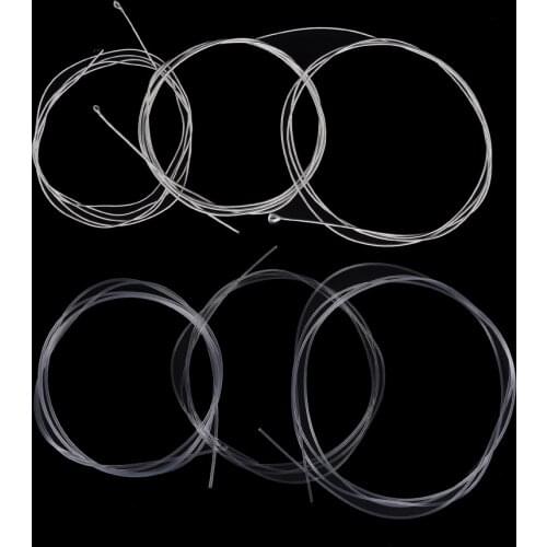 6Pcs High Quality Guitar Strings Nylon Silver Strings For Classical Guitar 1M 1-6 E B G D A E Guitarra Bass Accessories