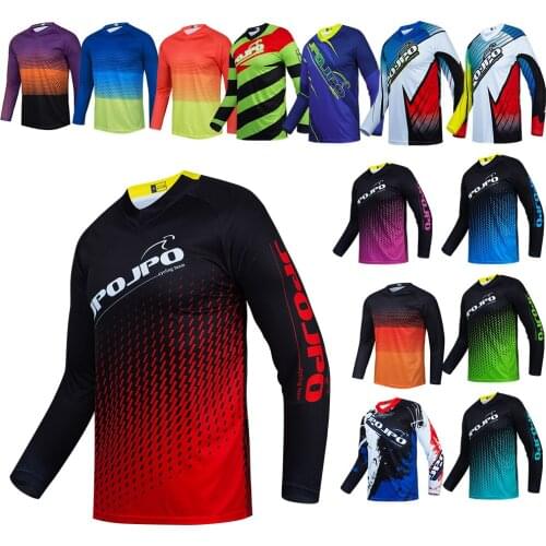 Weimostar Cycling Jersey Long Sleeve Racing Sport Motocross Sportswear Downhill DH mtb Jersey Road Offroad Mountain Bike Jersey
