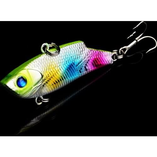 1Pcs VIB sinking Fishing Lure 5.5cm/11g Pesca Hooks Fish Wobbler Tackle Crankbait Artificial Japan Hard Bait Winter Fishing