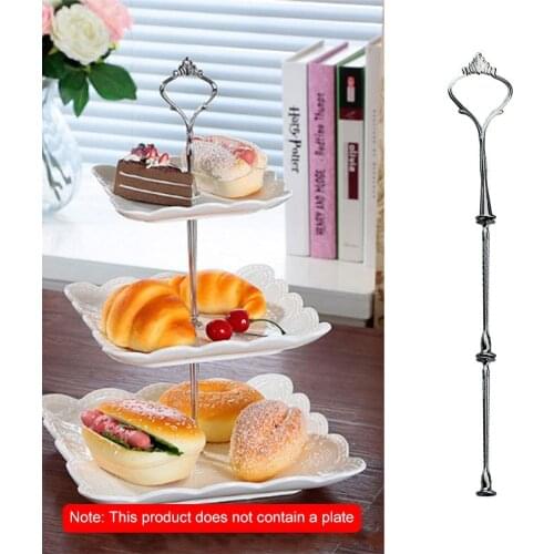 100% New 10 x Sets 2 or 3 Tier Cake Plate Stand Fittings Silver Stands New
